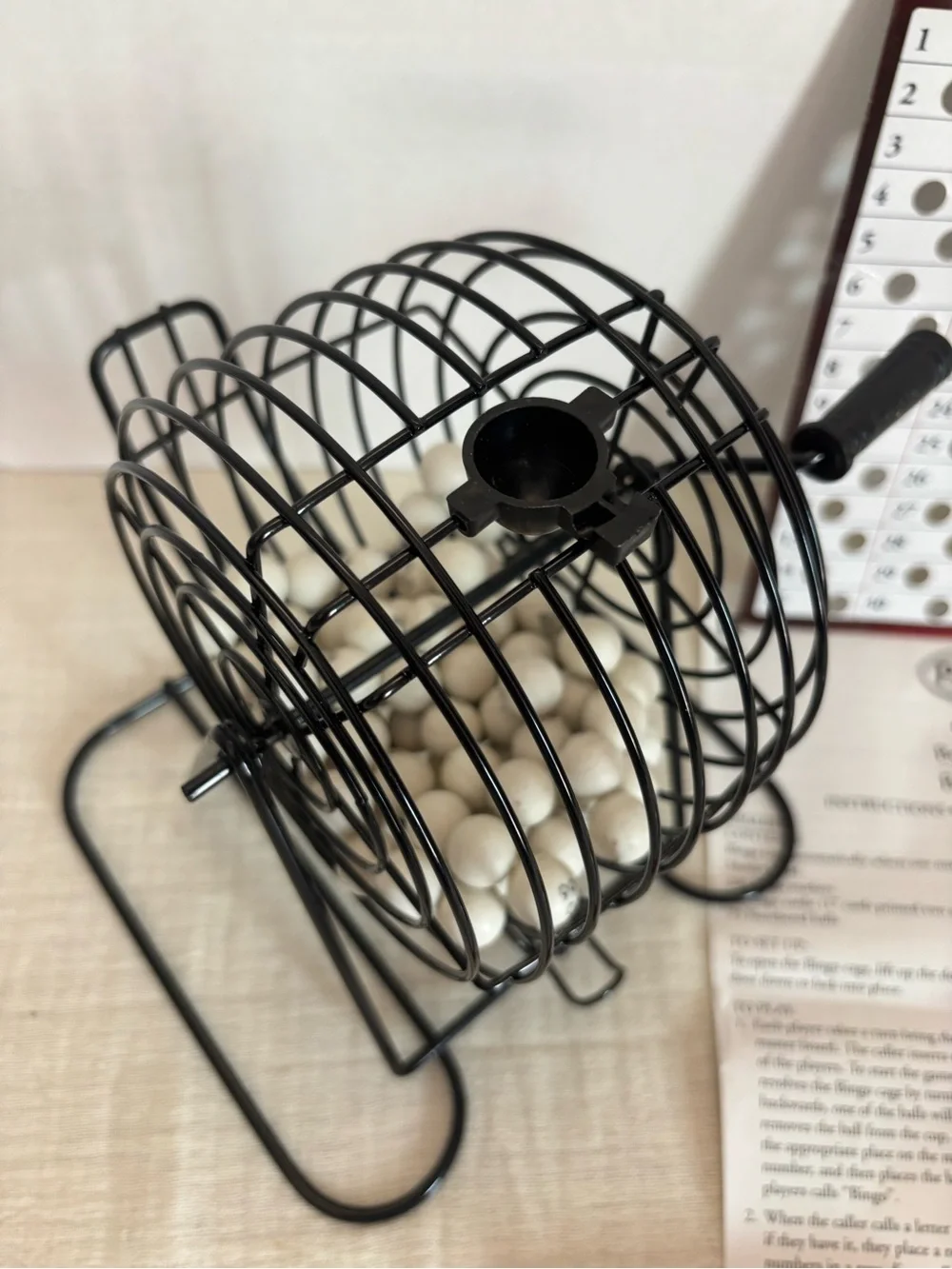 Bingo game box